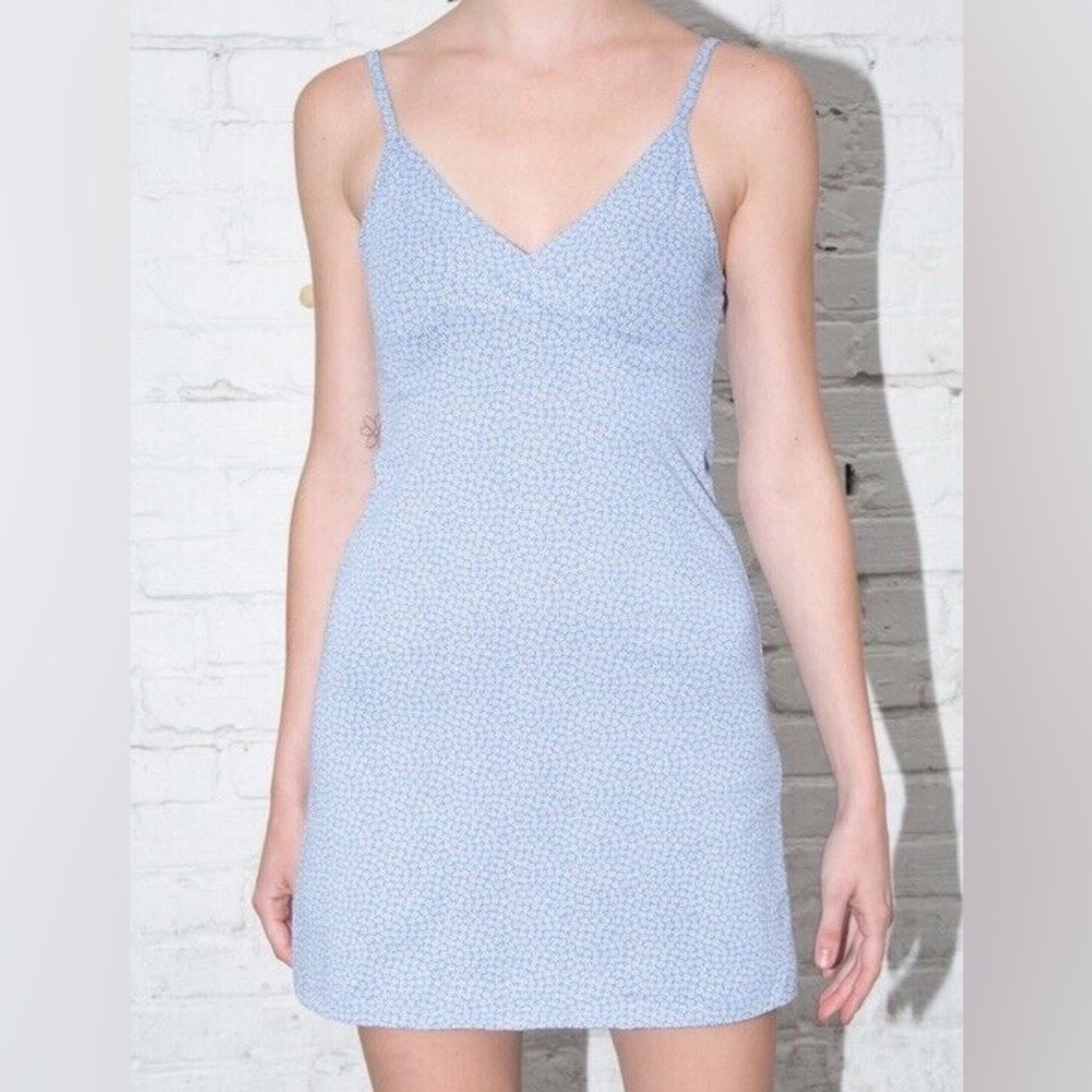 Brandy Melville Blue Spaghetti Strap Dress